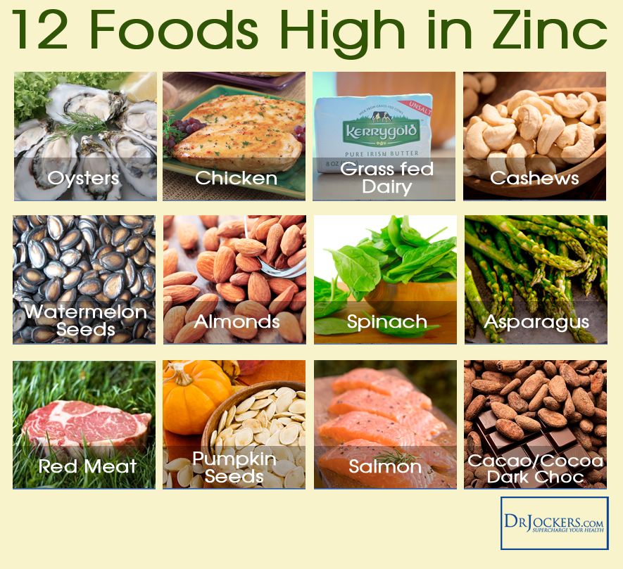 8 sumber makanan yang mengandung zinc