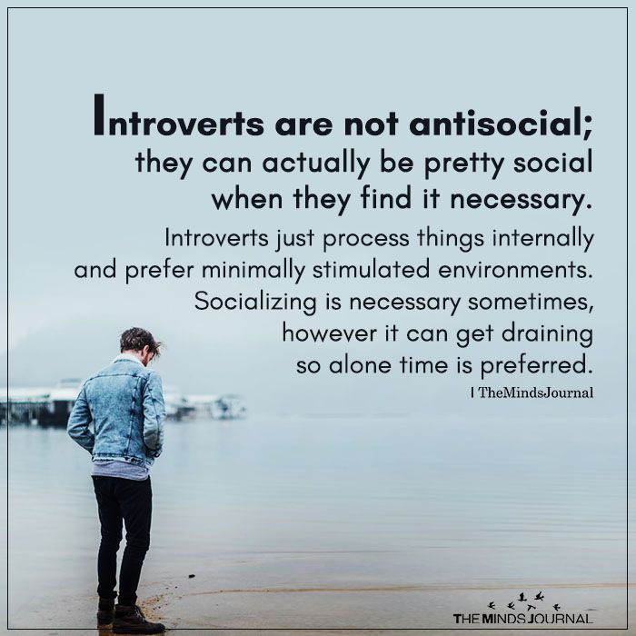 Introvert adalah nyaman menyendiri tapi bukan antisosial