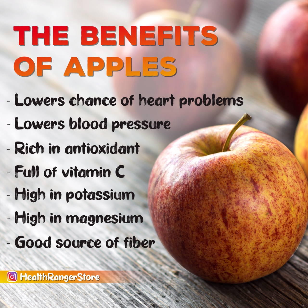 Benefits apples health apple