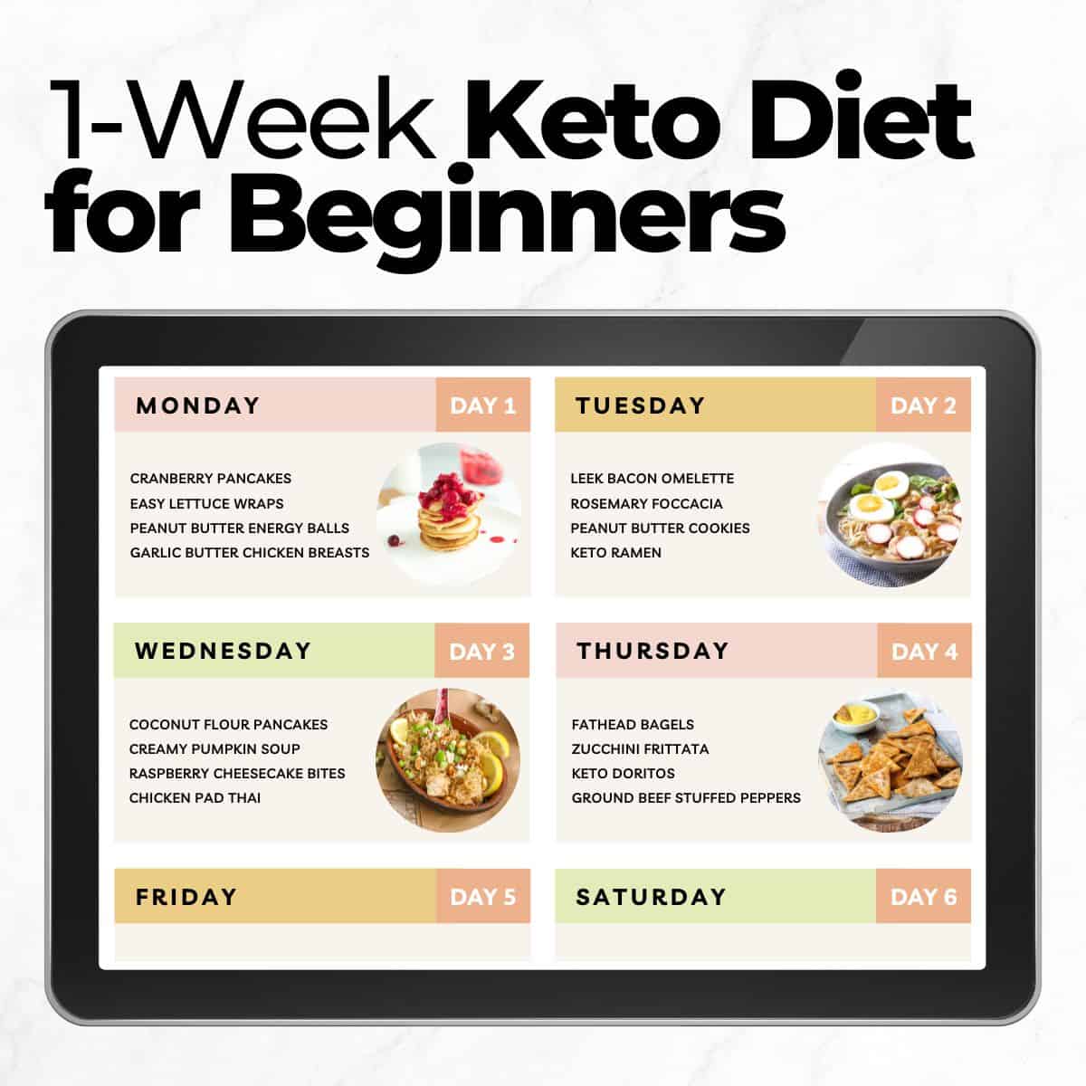 Menu diet keto untuk pemula selama seminggu