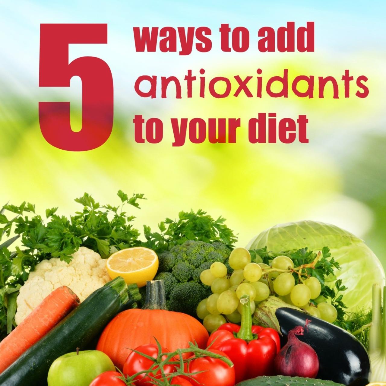 Antioxidants source health benefits colostate edu