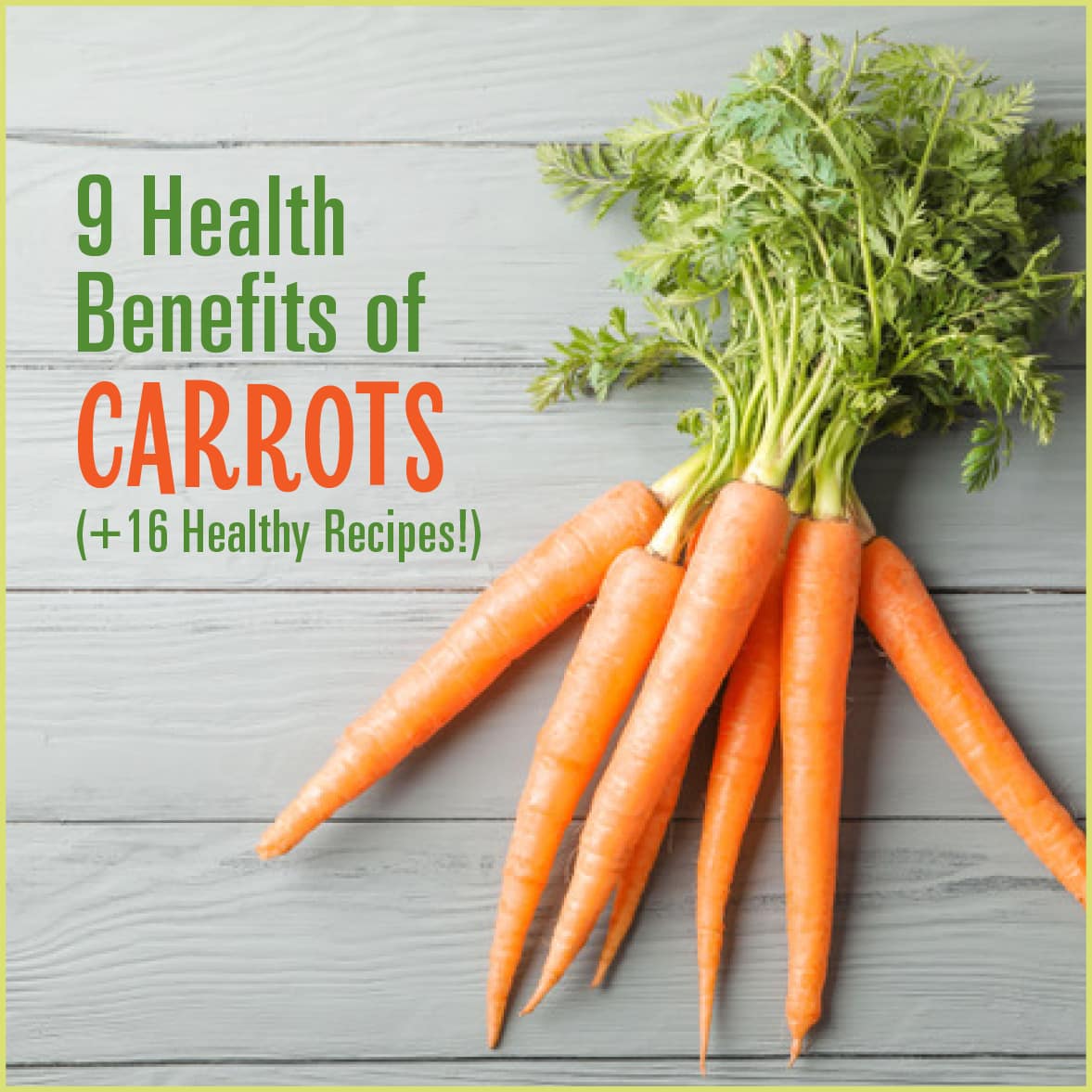 Carrots benefits health healthy