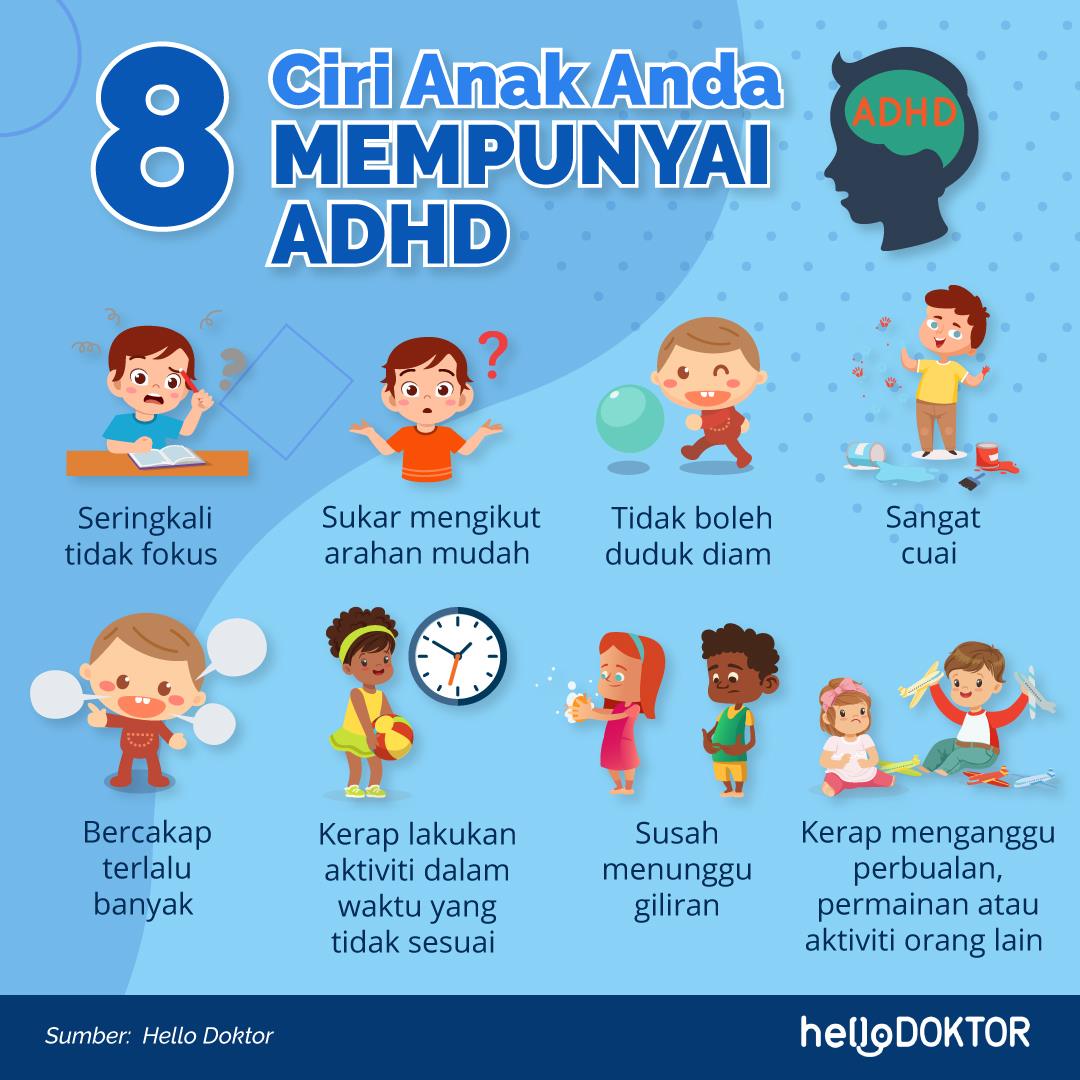 Berbeda dengan adhd inilah ciri ciri anak hiperaktif