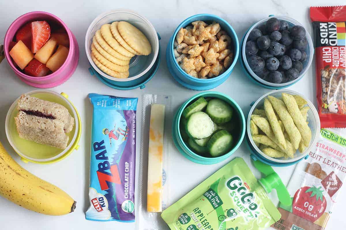 Snacks lunch box healthy friendly tooth five kids dental treats year morning