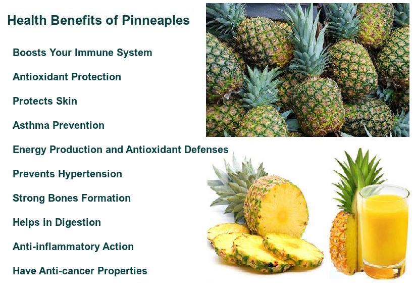 Pineapple benefits health juice nutrition healthy food fruit juices facts foods enzymes rich vitamins