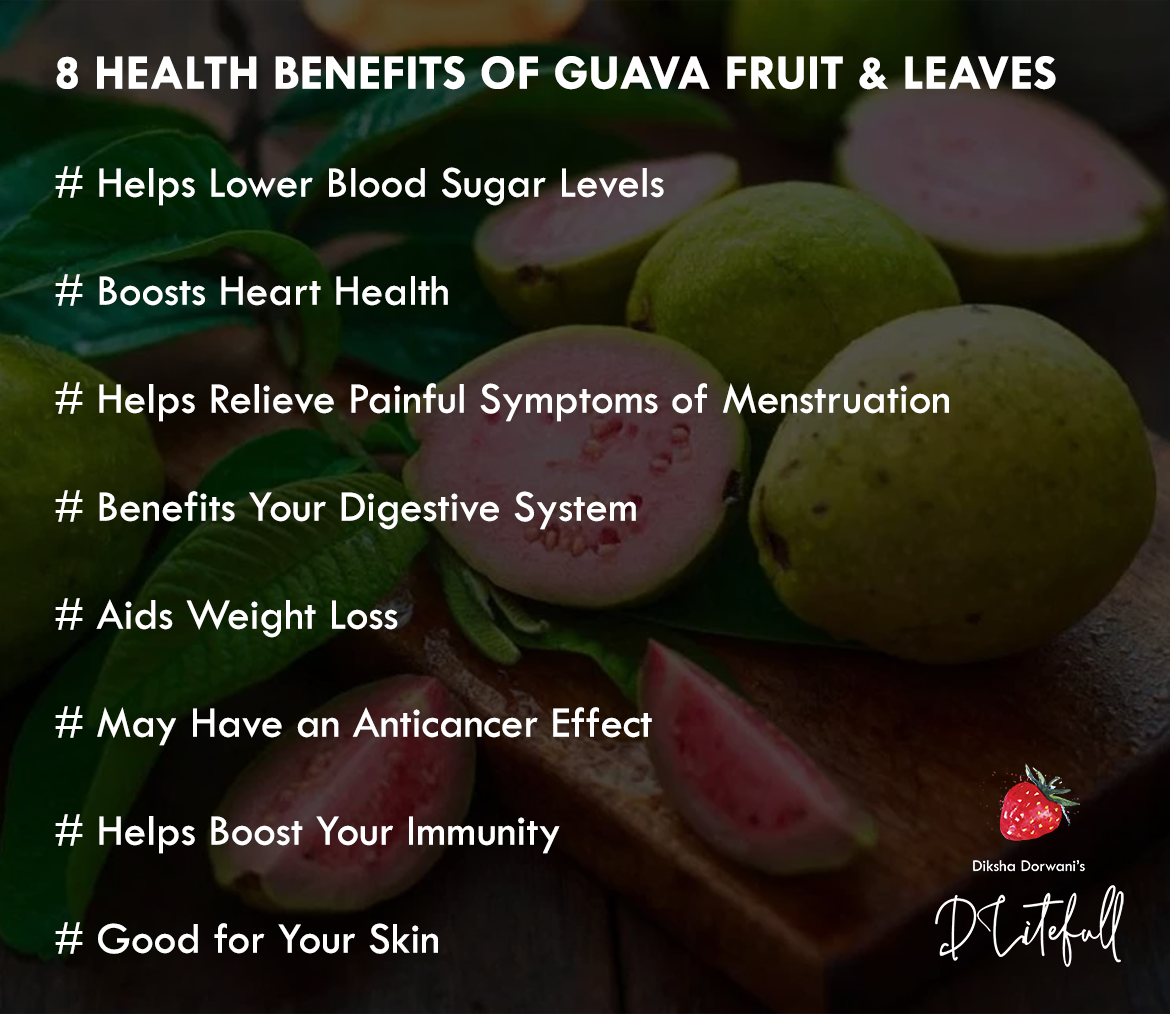 Guava nutrient fruits potassium antioxidants amazingly