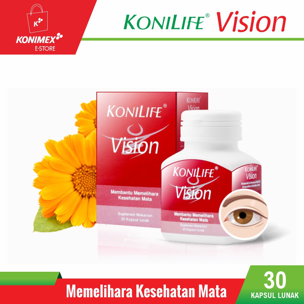 Konilife vision suplemen untuk menjaga kesehatan mata