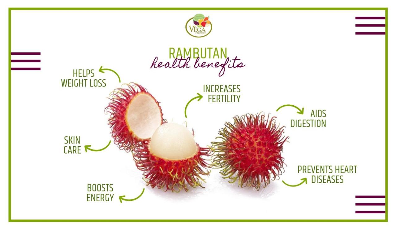 Manfaat buah rambutan buah unik anti mikroba