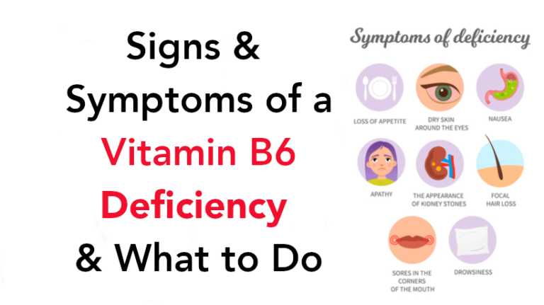 Tanda seseorang kekurangan vitamin b6 hcl